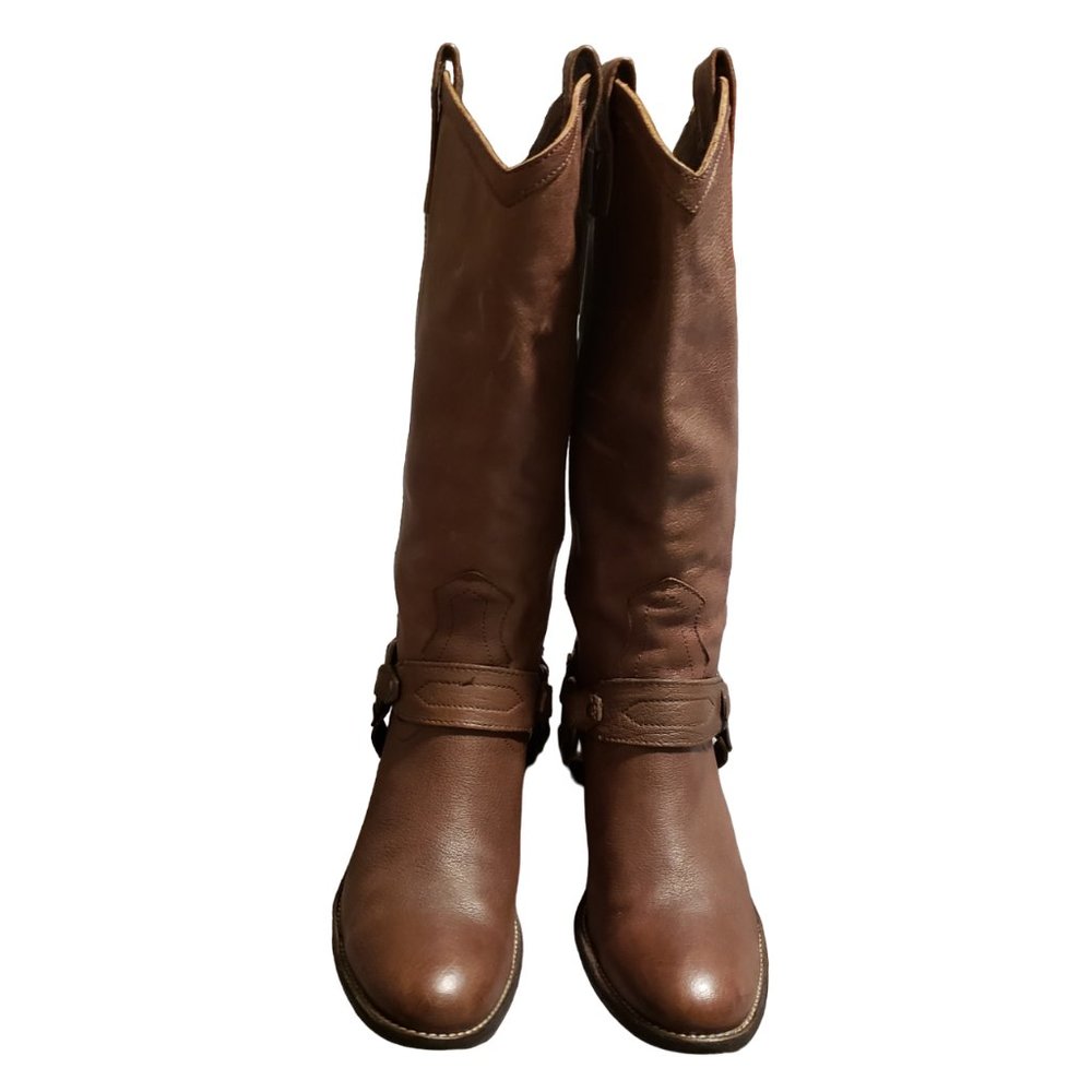 Brown Leather Western Boots - Picture 5 of 10